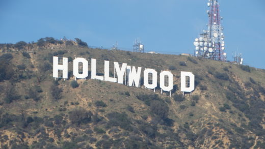 Letreiro de Hollywood em Los Angeles na California