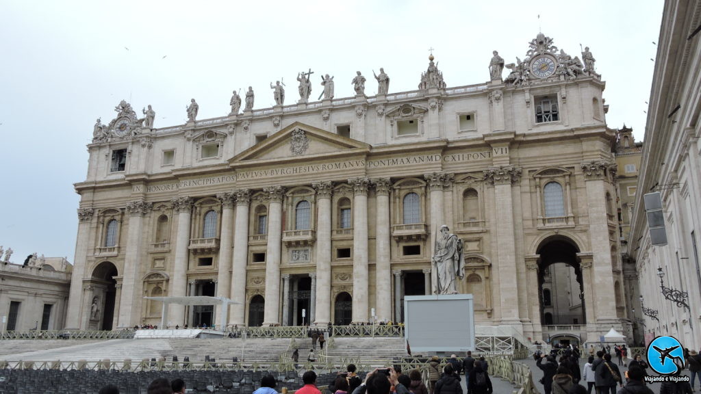 Praça de São Pedro no Vaticano Piazza di San Pietro