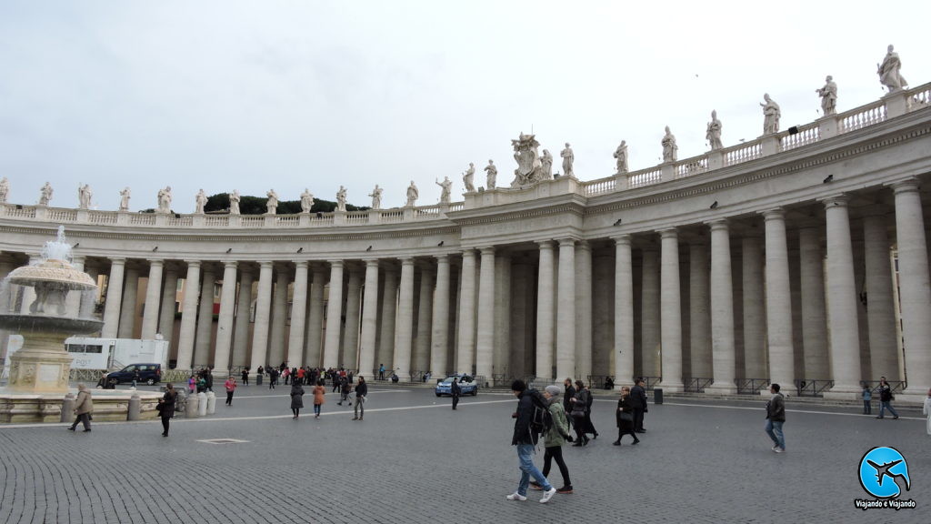 Praça de São Pedro no Vaticano Piazza di San Pietro