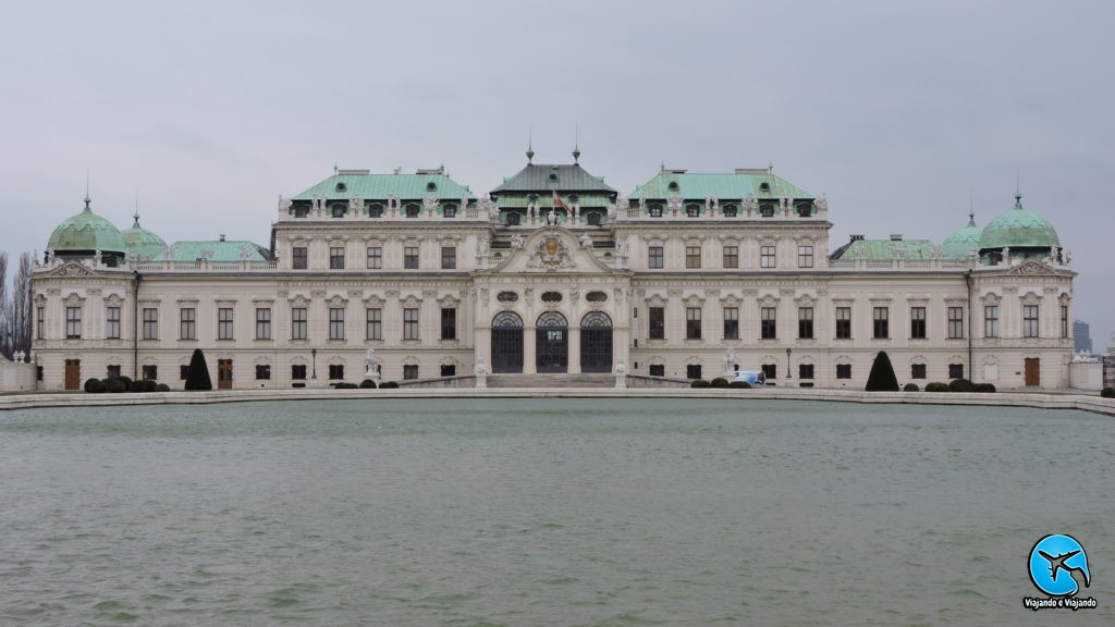 Palacio Belvedere em Viena na Áustria