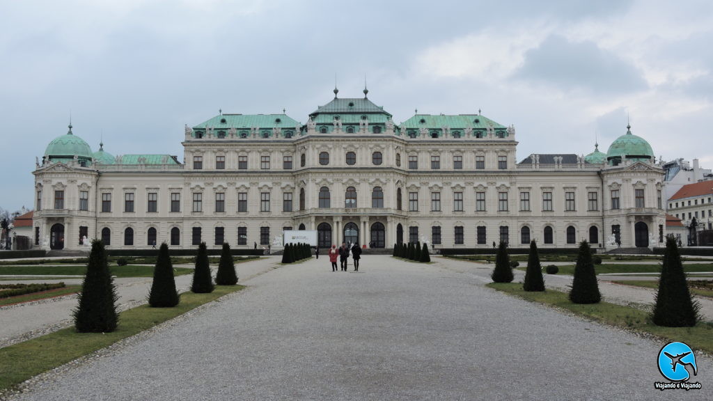 Palácio Belvedere em Viena na Áustria