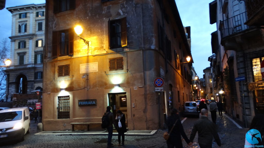 Trastevere em Roma ótima opção gastronômica