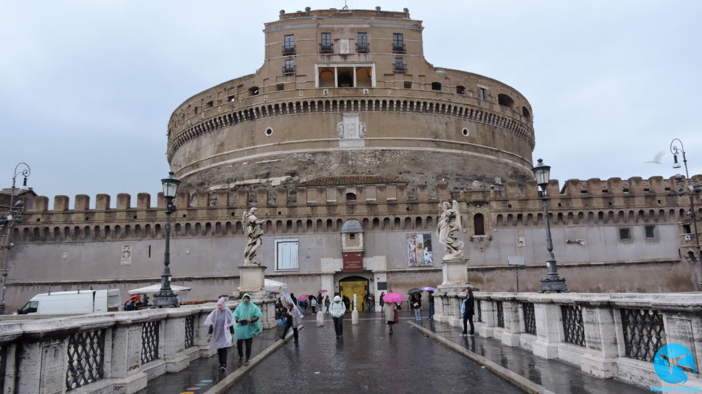 Castelo de Sant'Angelo pertinho do Vaticano em Roma