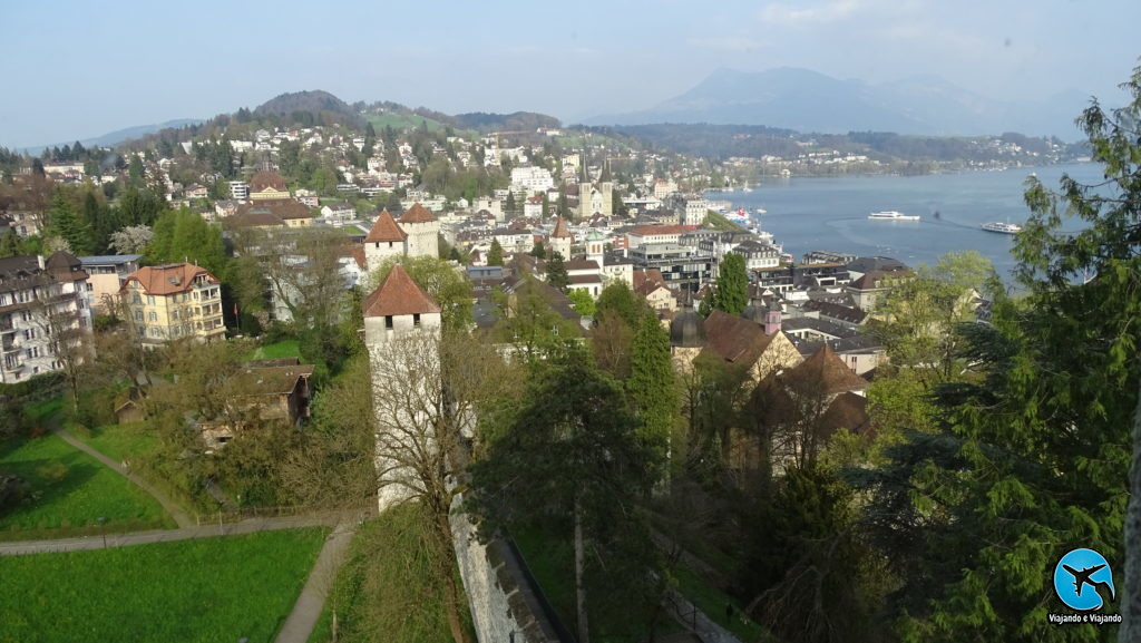 vista da Muralha de Lucerna