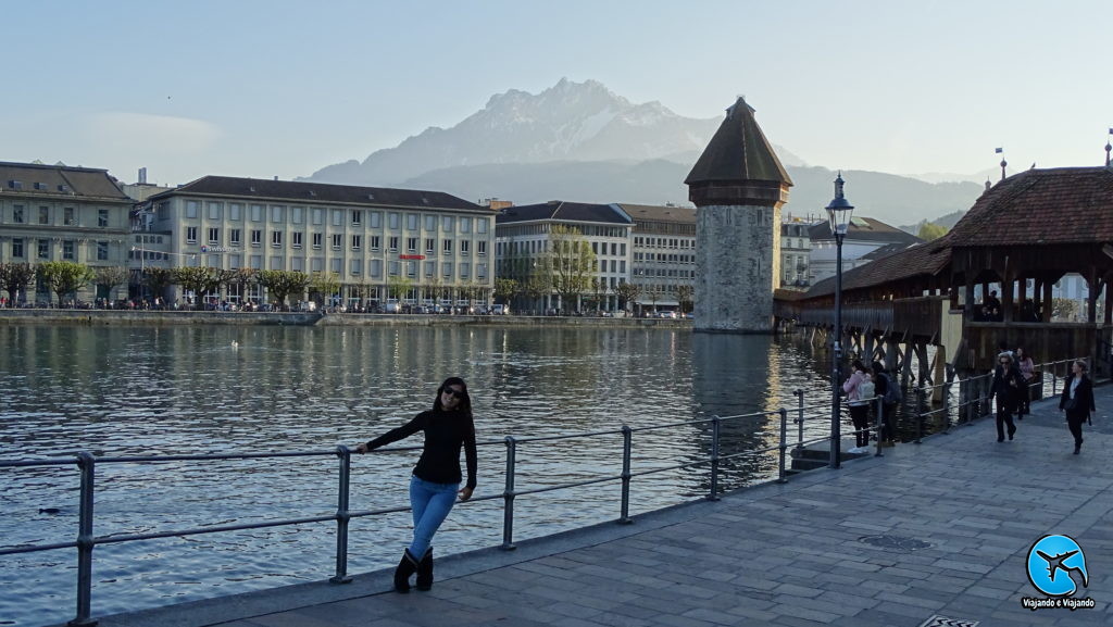 Passeio pelo centro de Lucerna na Suíça Luzern Switzerland