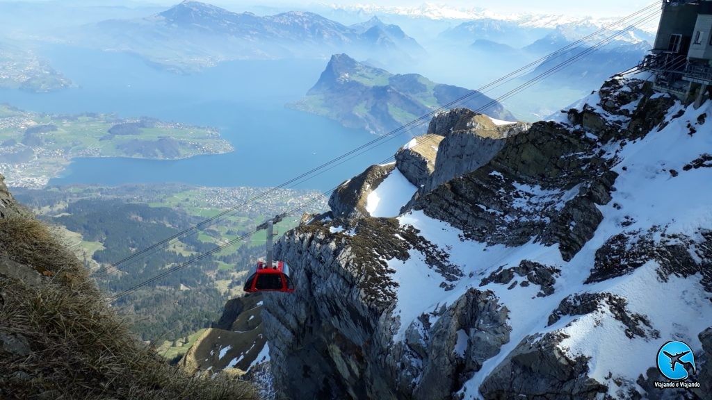 Dragon Ride no Monte Pilatus em Lucerna na Suíça Luzern Switzerland