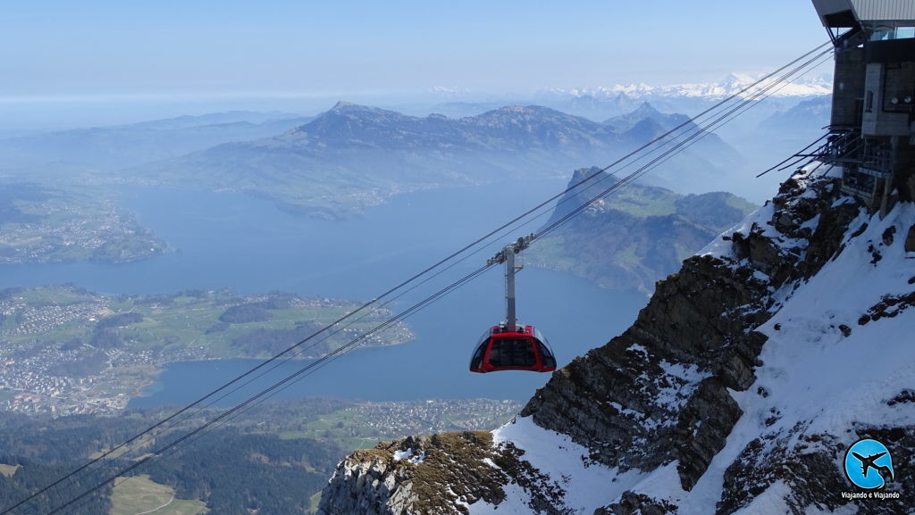 Dragon Ride no Mount Pilatus em Lucerna na Suíça Luzern Switzerland