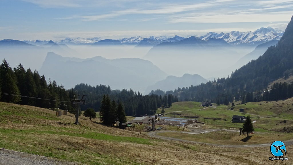 Mount Pilatus em Lucerna na Suíça Luzern Switzerland