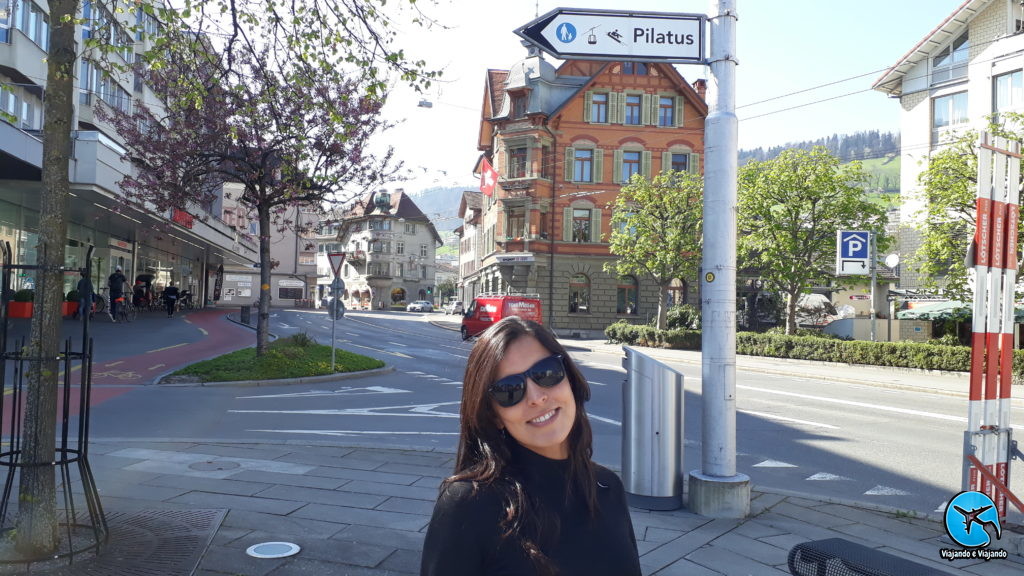 Kriens ponto de partida do teleférico para o Mount Pilatus