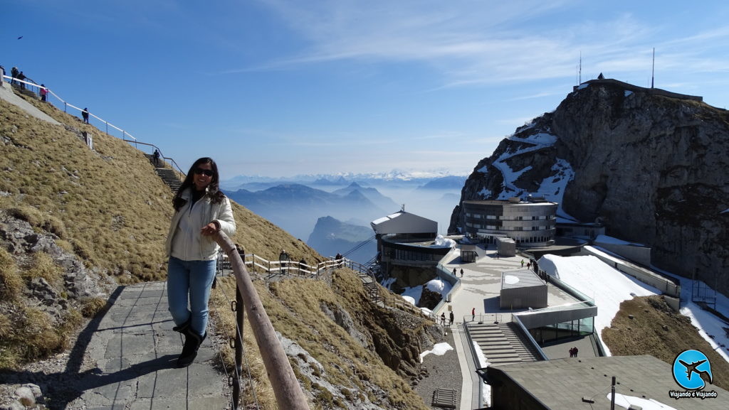 Trail Hike trilha no Monte Pilatus em Lucerna na Suíça Luzern Switzerland