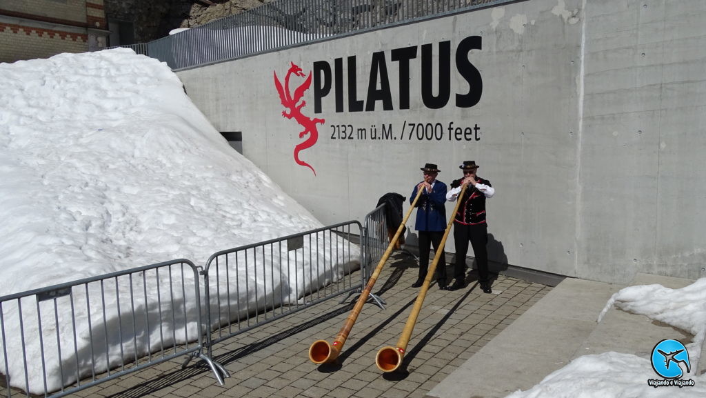 Monte Pilatus em Lucerna na Suíça Luzern Switzerland