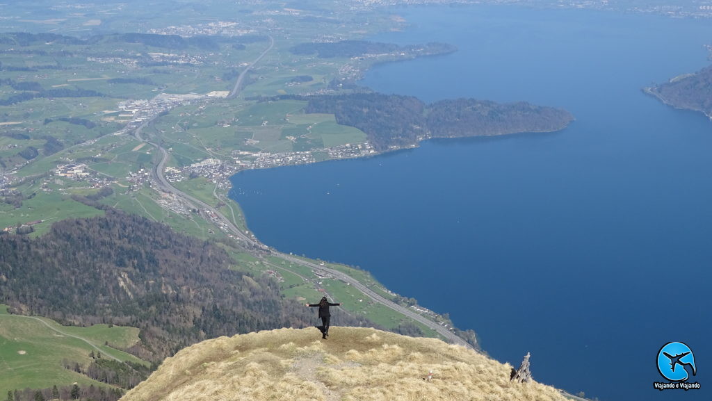 Monte Rigi linda vista do Lago Lucerna