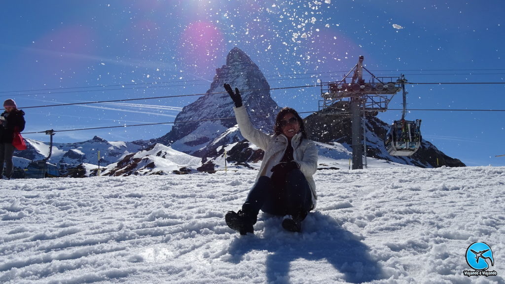 Matterhorn Glacier Paradise em Zermatt na Suíça