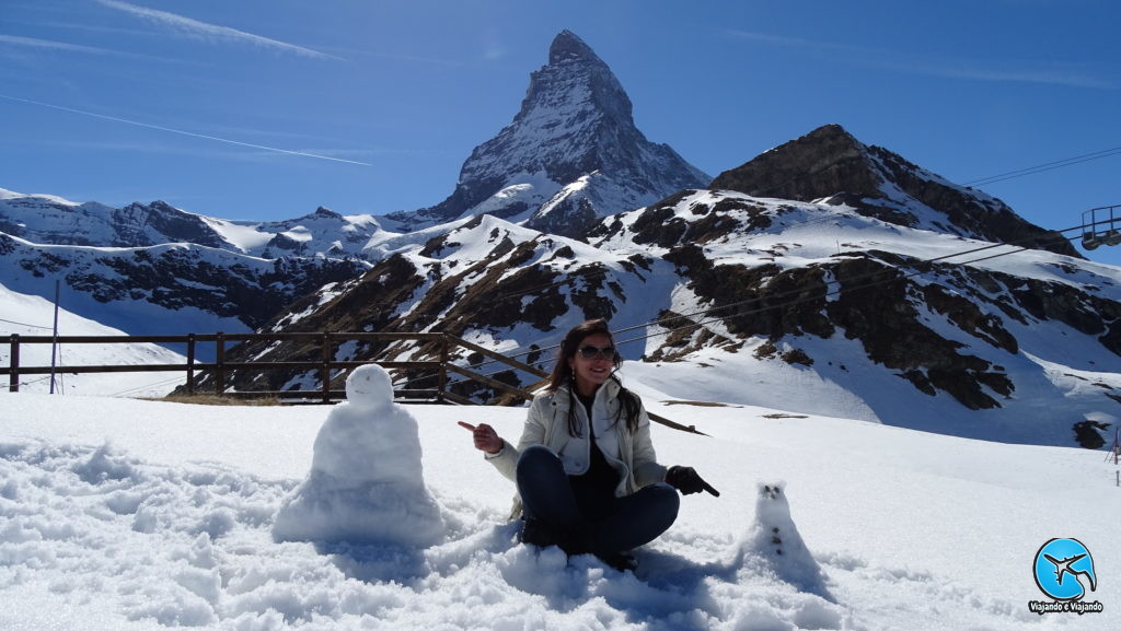 Matterhorn Glacier Paradise em Zermatt na Suíça