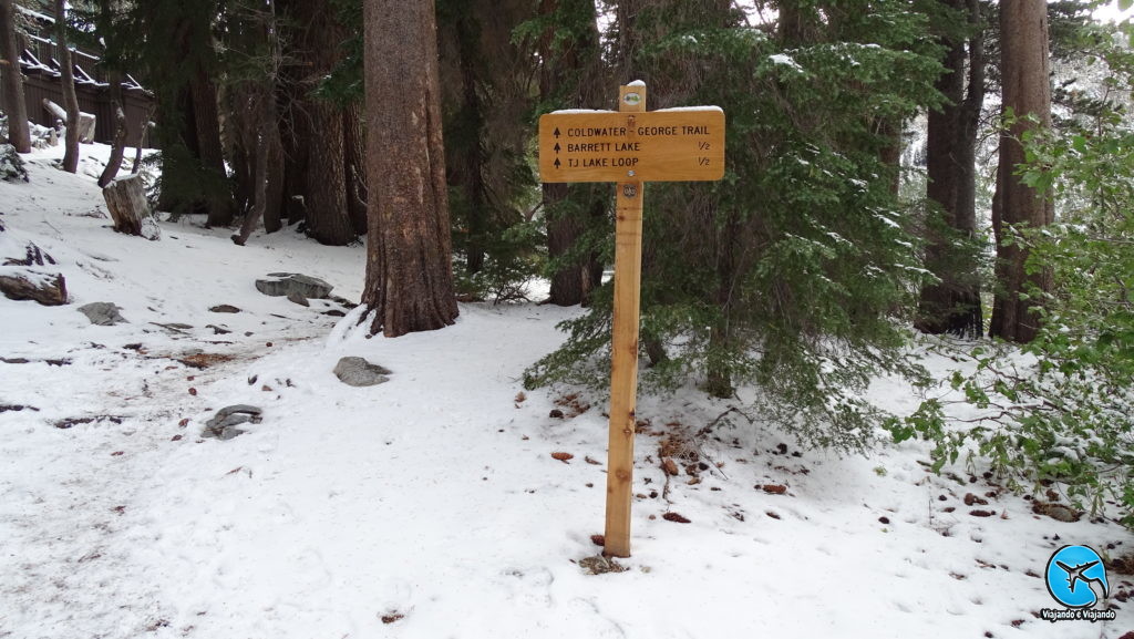 Barret Lake Mammoth Lakes trail trilha