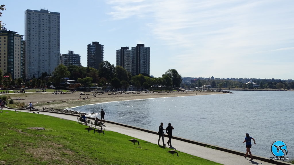 English Bay Stanley Park Vancouver City Canada