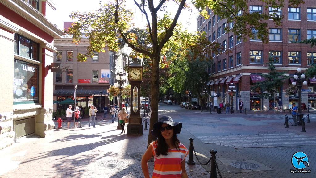 Gastown em Vancouver Steamclock