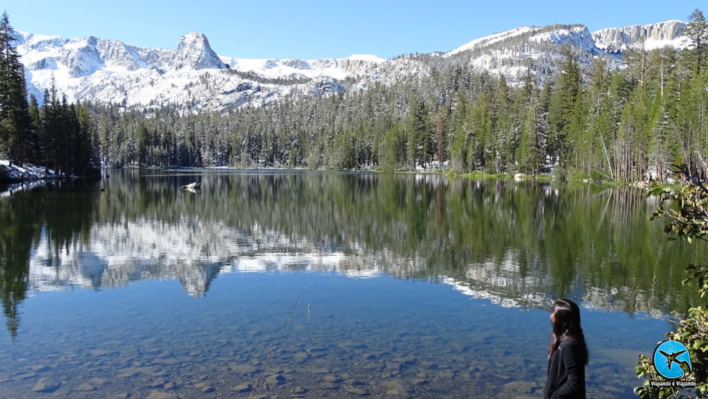 Lake Mamie em Mammoth Lakes