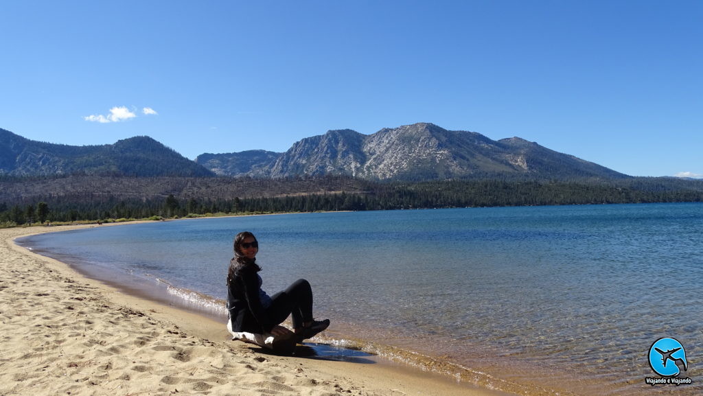 Praia em Lake Tahoe