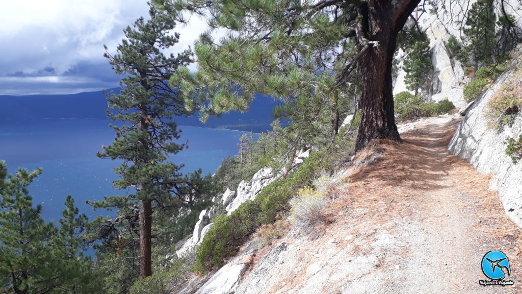 Montain Bike em Lake Tahoe na Flume Trail