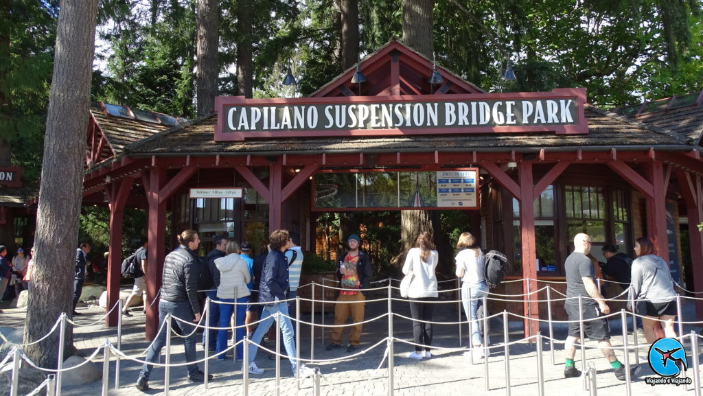 Capilano Suspension Bridge Park in Vancouver