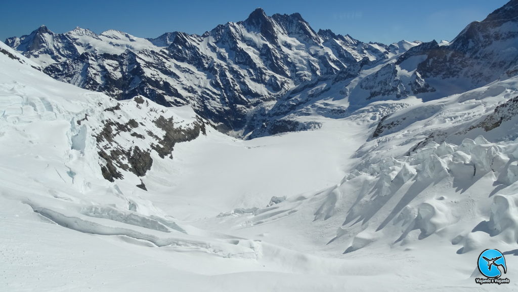 Parada no tunel do Jungfrau Eismeer