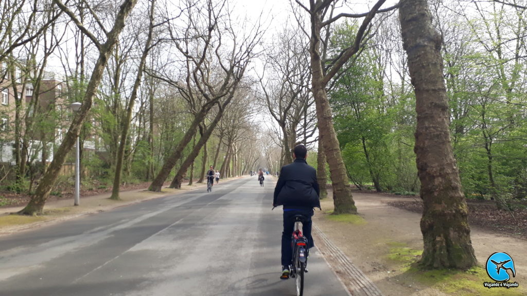 bicicleta no vondelpark amsterdam