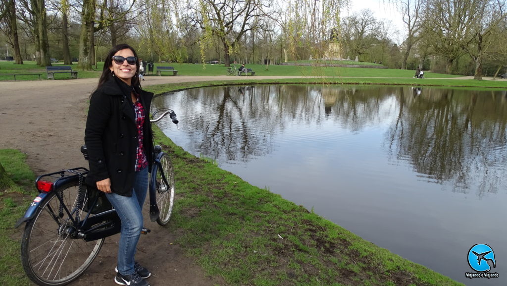 bicicleta no vondelpark amsterdam