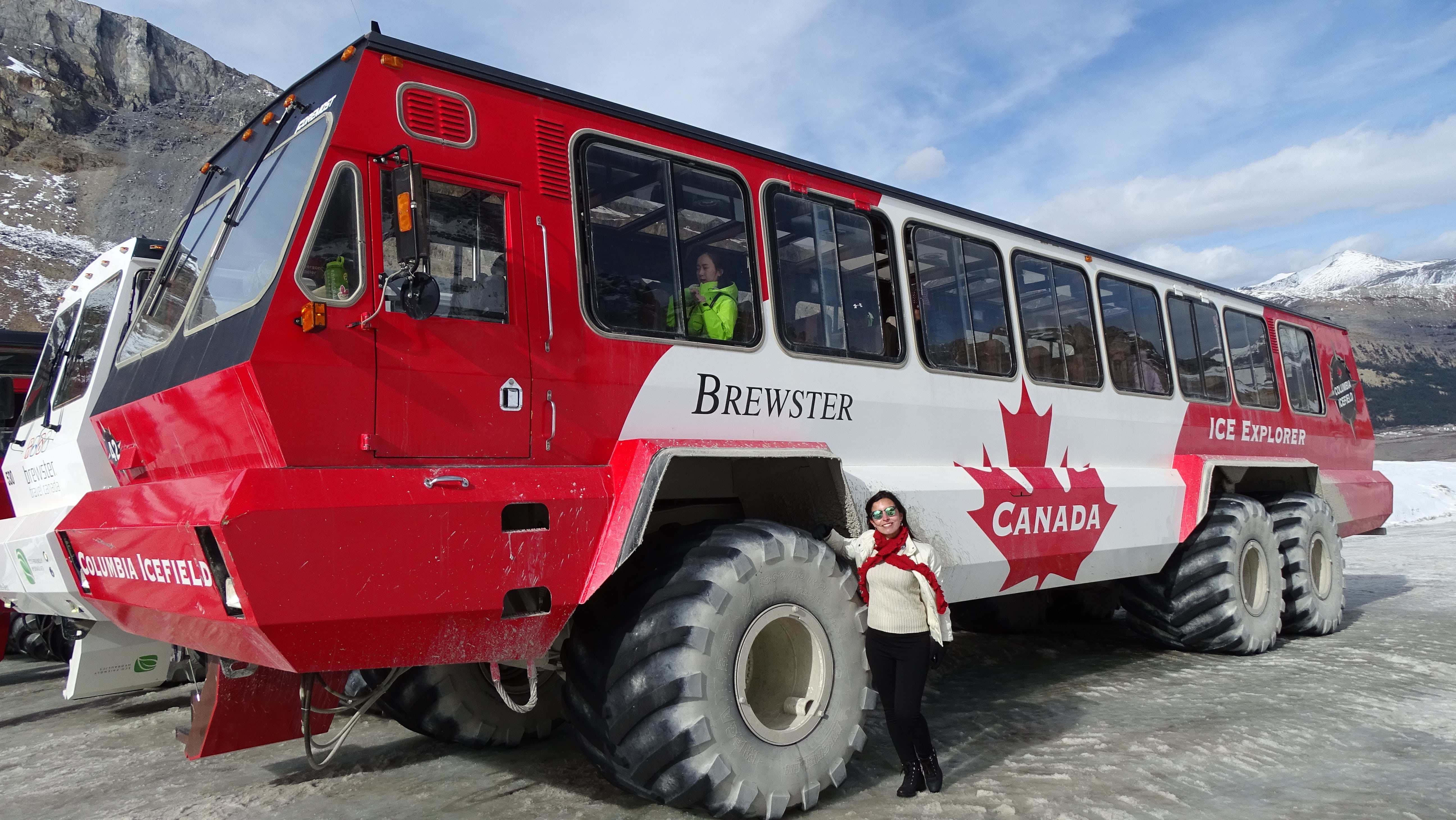 Ice Explorer no Glacier Adventure em Banff Jasper