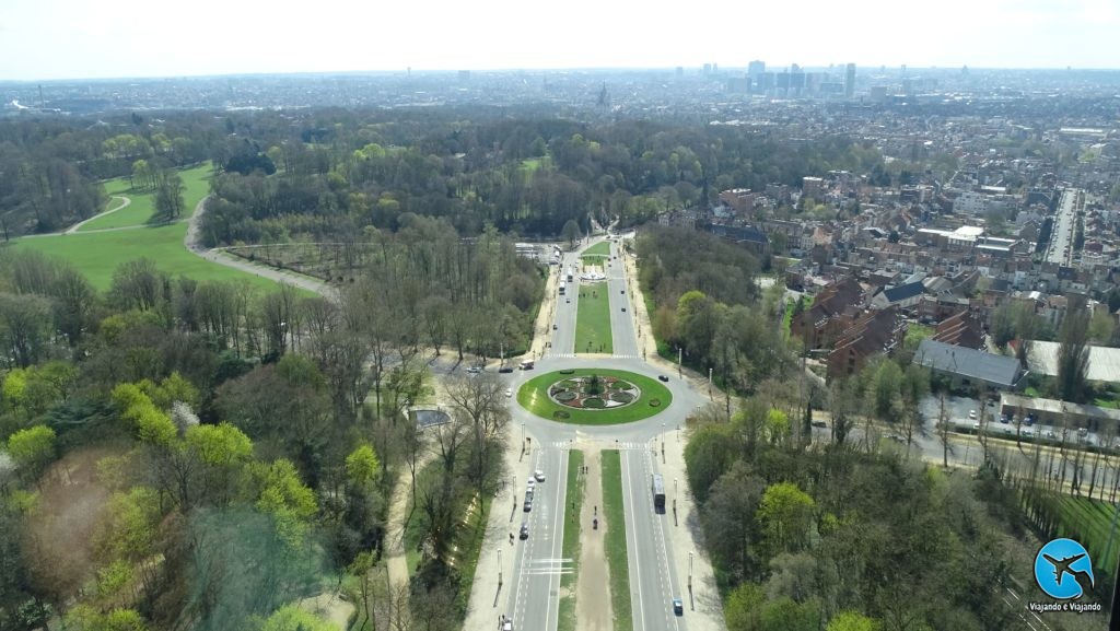 Vista do Atomium em Bruxelas