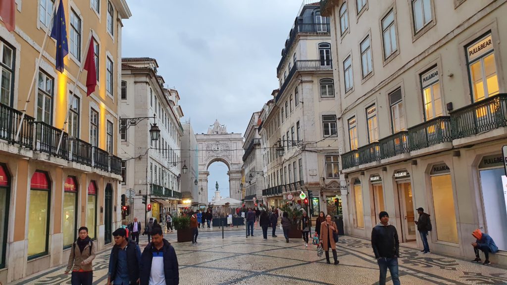 RUA AUGUSTA EM LISBOA